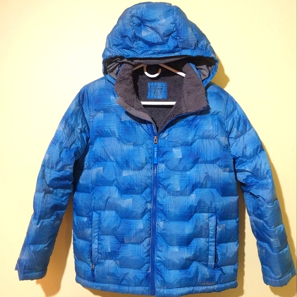 L.L. Bean Jackets & Coats Youth Sz Xl 8 Ll Bean Goose Down Puffer Jacket Downtek Pertex Blue